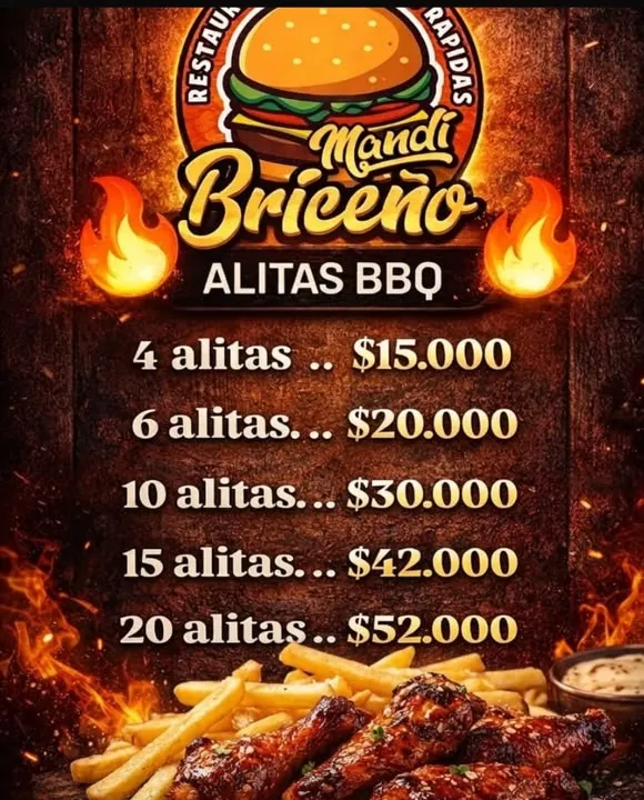 Alitas BBQ Mandi Briceño
